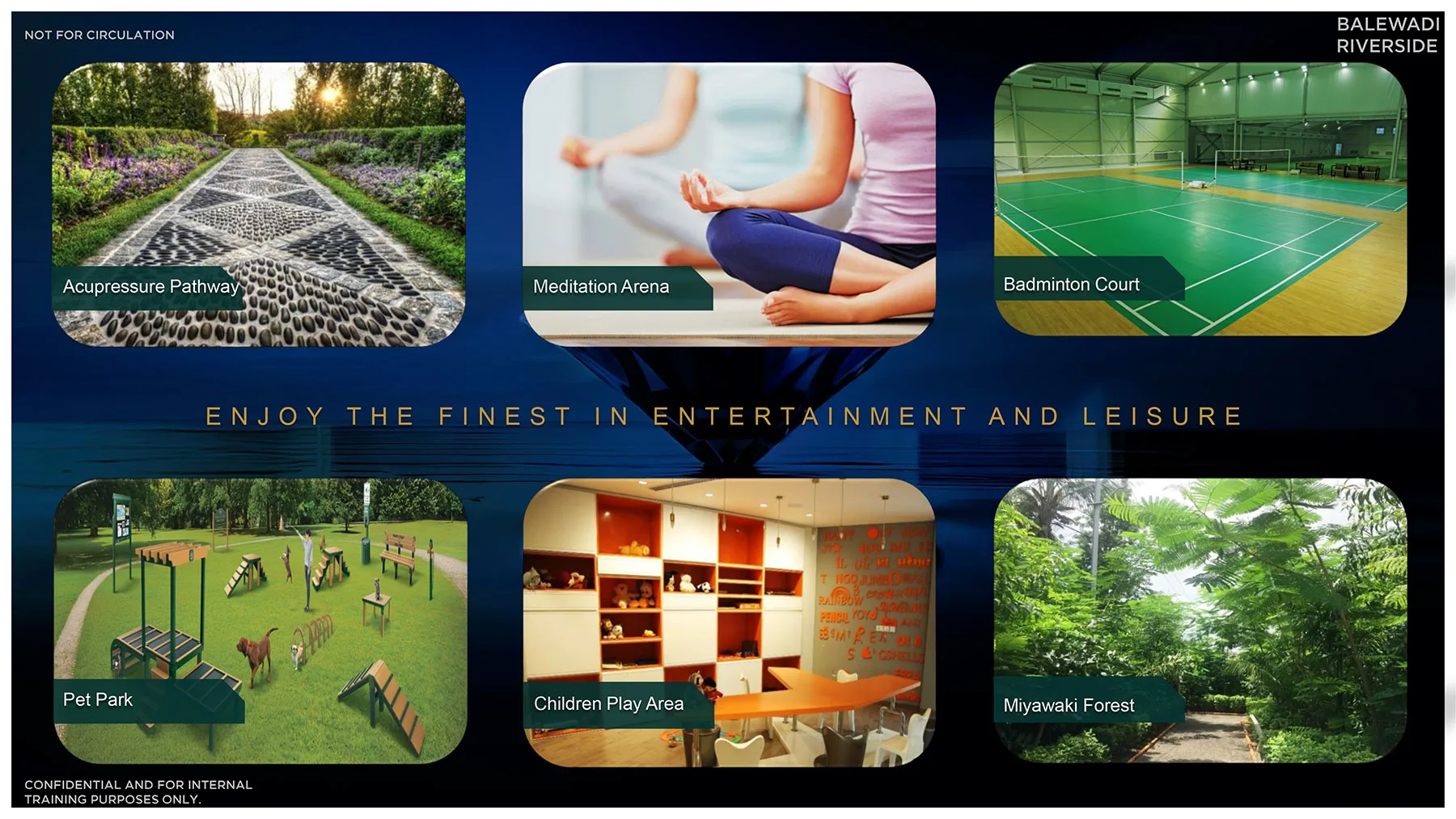 Jogging track at Mantra Meridian Balewadi Pune