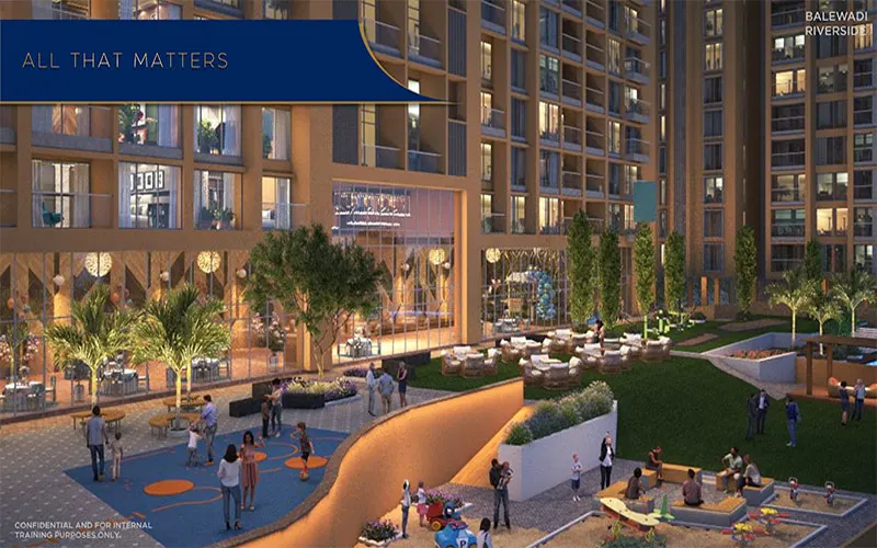 Luxury bedroom in Mantra Meridian Balewadi Pune